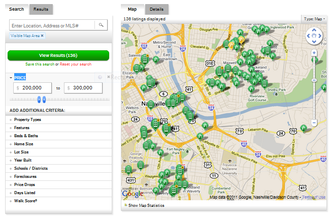 New Features on the Best Home Search Site in Nashville!
